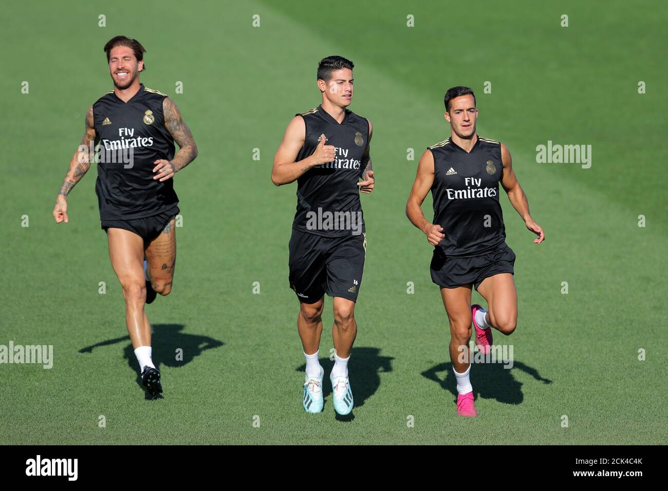 Fútbol Fútbol - Real Madrid Training - Ciudad Real Madrid, Valdebebas,  Madrid, España - 23 de agosto de 2019