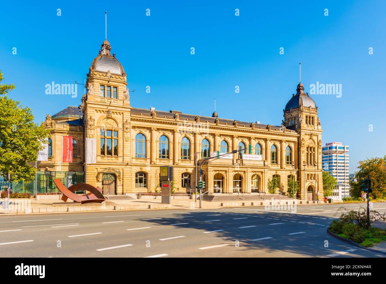 Sala de conciertos en Wuppertal Alemania. Abrió sus puertas en 1900 y es famoso en todo el mundo por su acústica única. Foto de stock