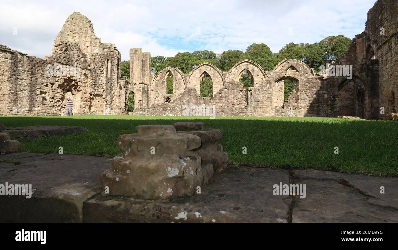 Finchale Priorato Durham Foto de stock