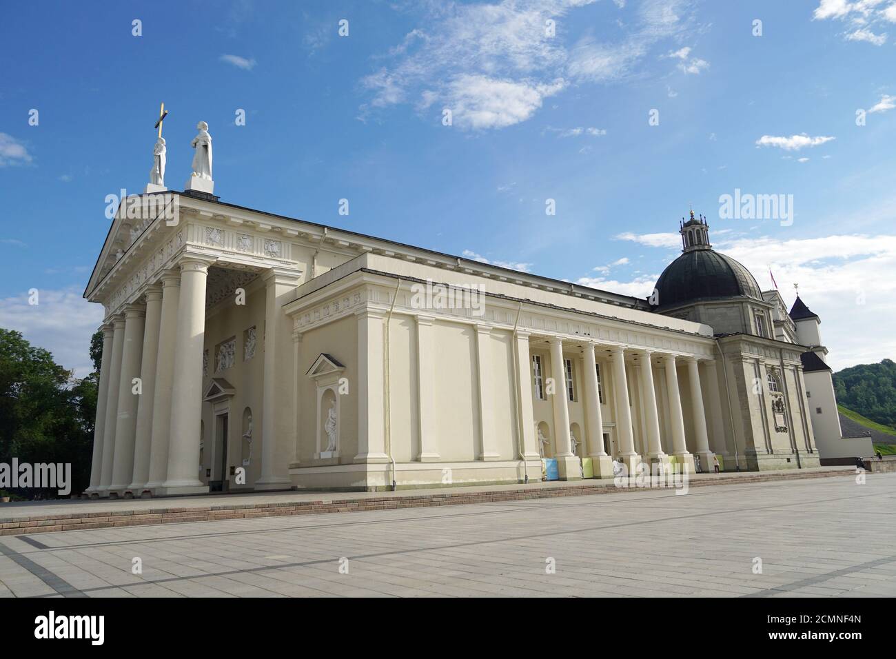 Catedral Basílica de San Estanislao y San Ladislao de Vilna, Vilna, Lituania, Europa Foto de stock