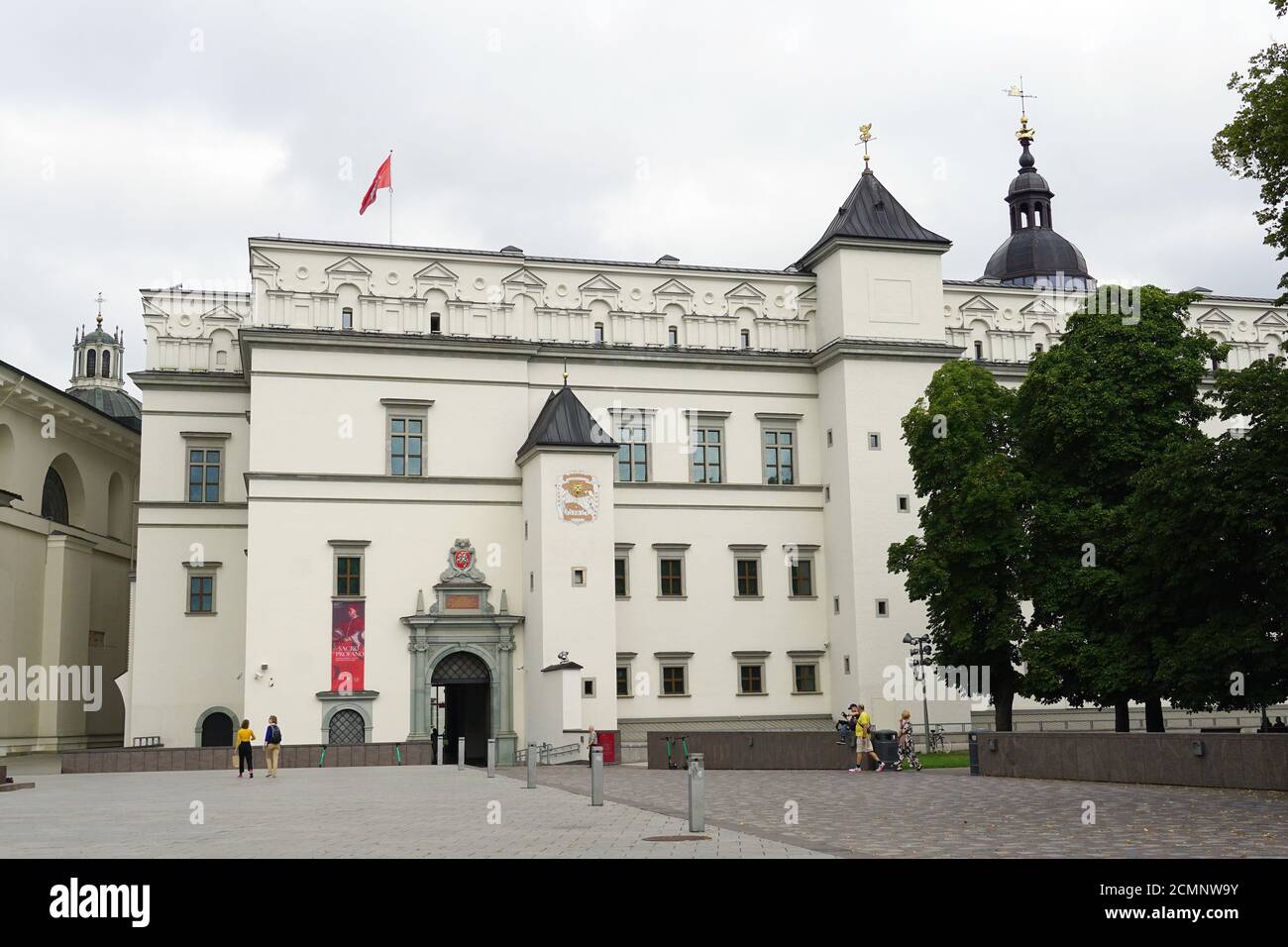 Palacio de los grandes duques de Lituania, Lietuvos Didžiosios Kunigaikštystės valdovų rūmai Vilniaus žemutinėje pilyje, Vilna, Lituania, Europa Foto de stock