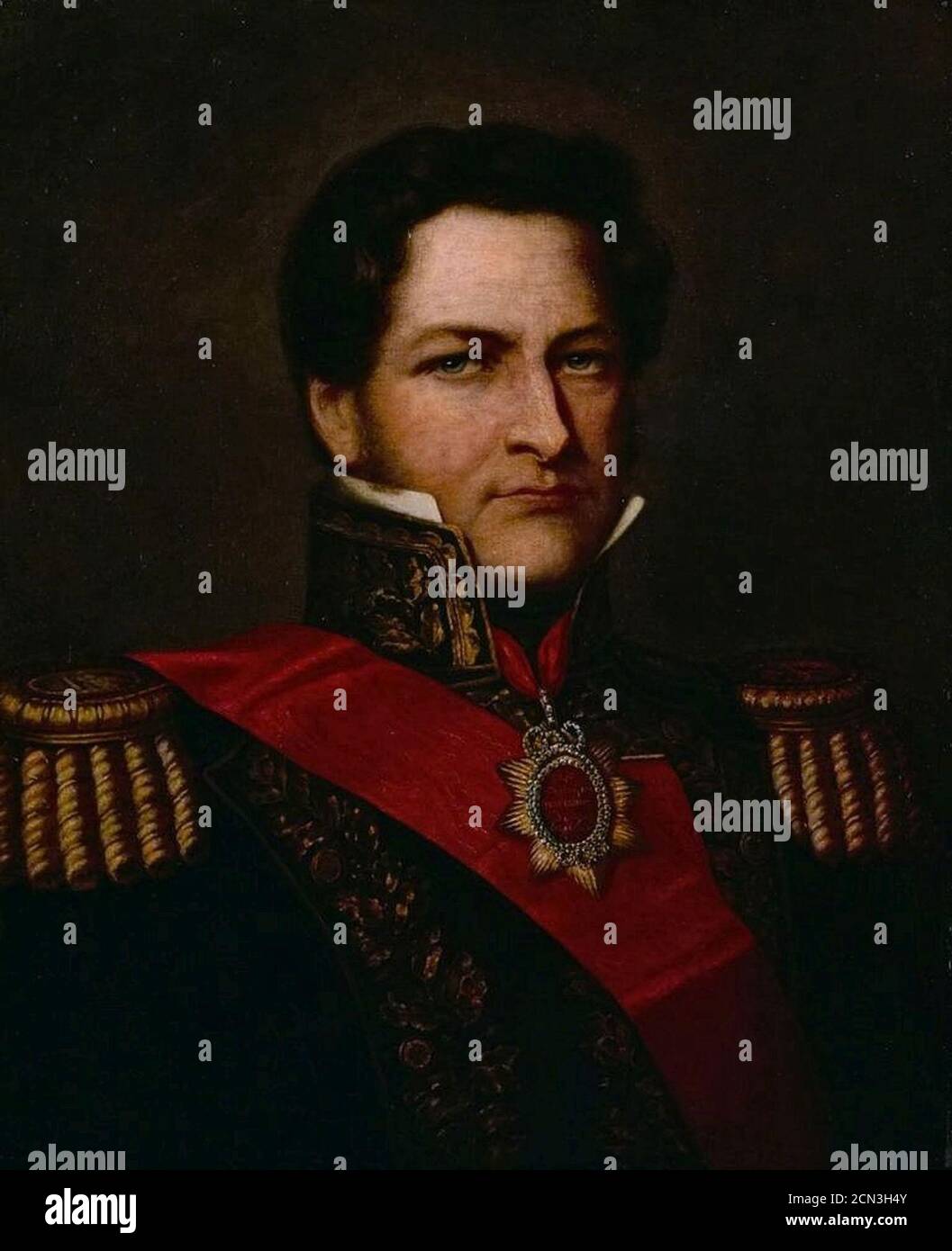 Juan Manuel de Rosas de Norris. Foto de stock