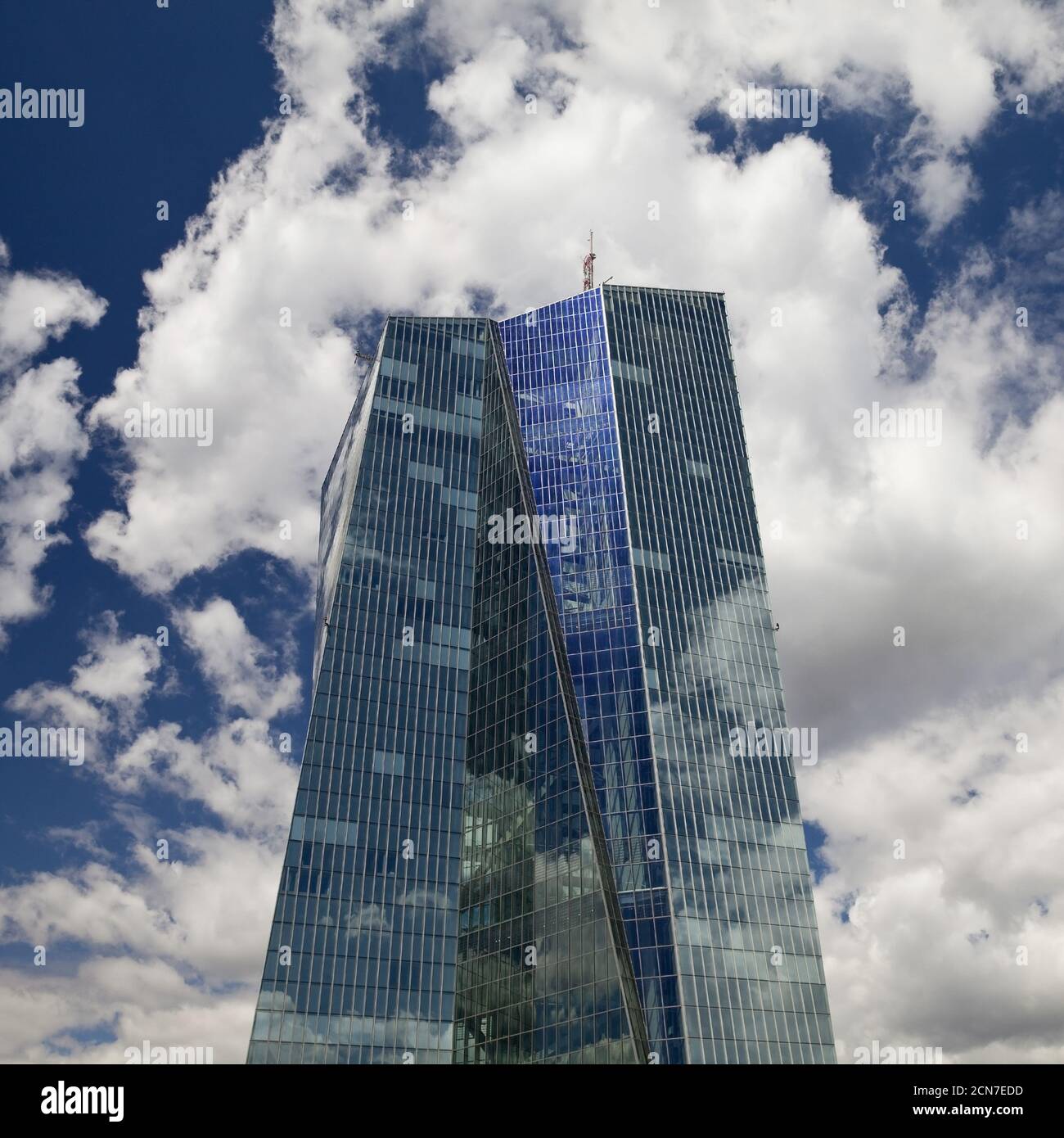 BCE Banco Central Europeo, Frankfurt am Main, Hesse, Alemania, Europa Foto de stock