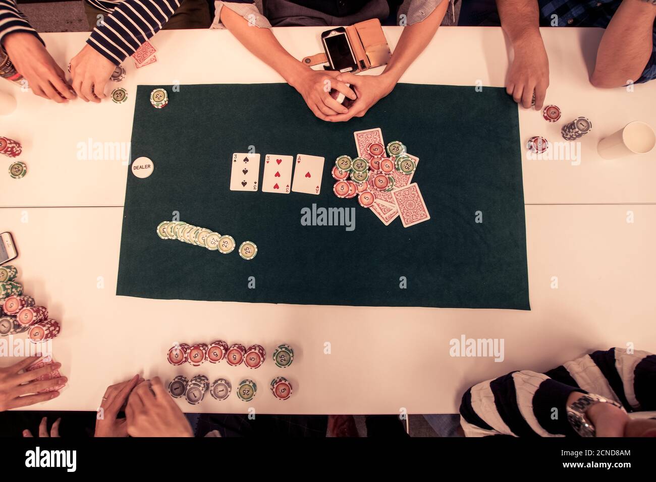 Imagen de Texas Holdem (poker) Foto de stock