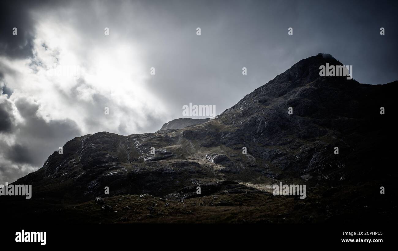 Pico Sgurr nan Gillean, Corila Ridge, Isla de Skye Foto de stock