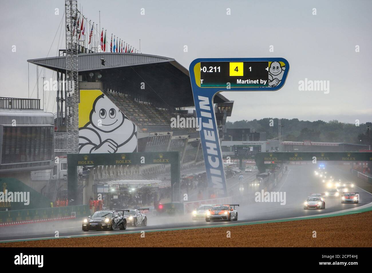 Le Mans, Francia. 19 de septiembre de 2020. 26 Caumes Emil, CLRT, Porsche 911 GT3 Cup, acción durante la Copa Porsche Carrera 2020 en el circuito des 24 Heures du Mans, del 18 al 19 de septiembre de 2020 en le Mans, Francia - Foto Thomas Fenetre / DPPI crédito: LM/DPPI/Thomas Fenetre/Alamy Live News crédito: Gruppo Editoriale LiveMedia/Alamy Live News Foto de stock