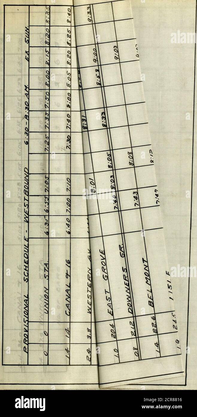 Electrificacion Del Chicago Terminal Chicago Burlington Y Quincy Railroad I 10 I B 0 A Ft S 1 Og I 0 Ll 11 X R Lji 1 0 O
