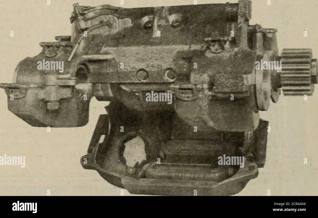 Revisión del ferrocarril eléctrico . Motor de postes conmutantes—Vista  desde el lado del eje. Fabricando una línea completa de motores de rieles de  postes conmutantes en seis tamaños, que van de