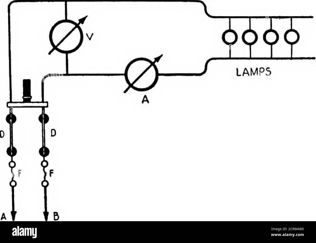 Telegrafía inalámbrica práctica; un libro de texto completo para  estudiantes de comunicación por radio. Circuitis ical mostrado en la Fig.  61 donde los terminalesconectan a un generador de corriente directa de