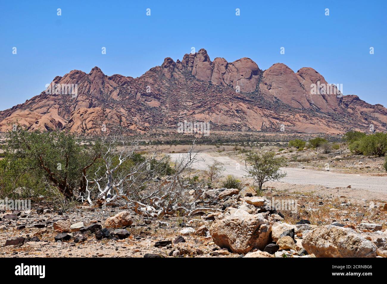 Spitzkoppe en Namibia Foto de stock