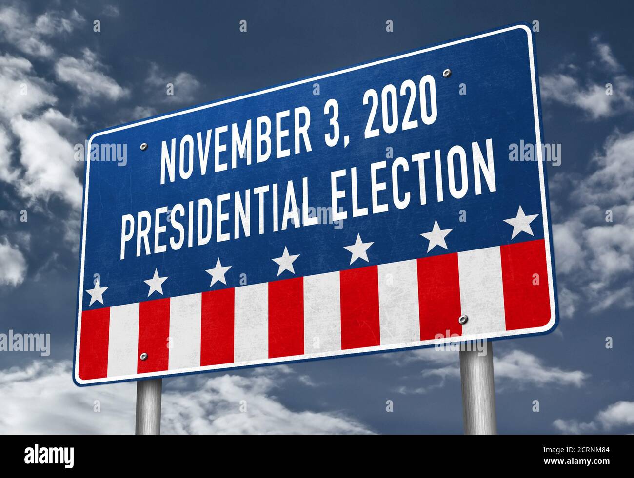 Elecciones presidenciales en América 3 de noviembre de 2020 Foto de stock
