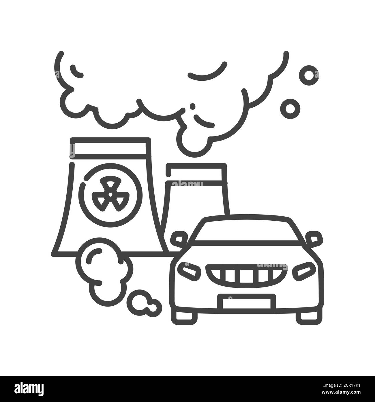 Contaminación del aire dibujo Imágenes de stock en blanco y negro - Alamy