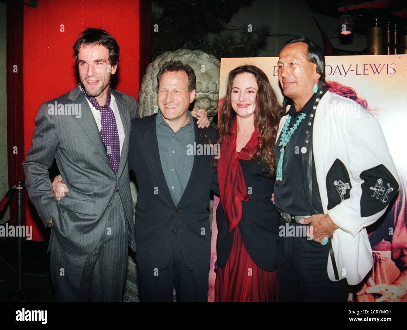 The stars and director from the new film 'The Last of the Mohicans