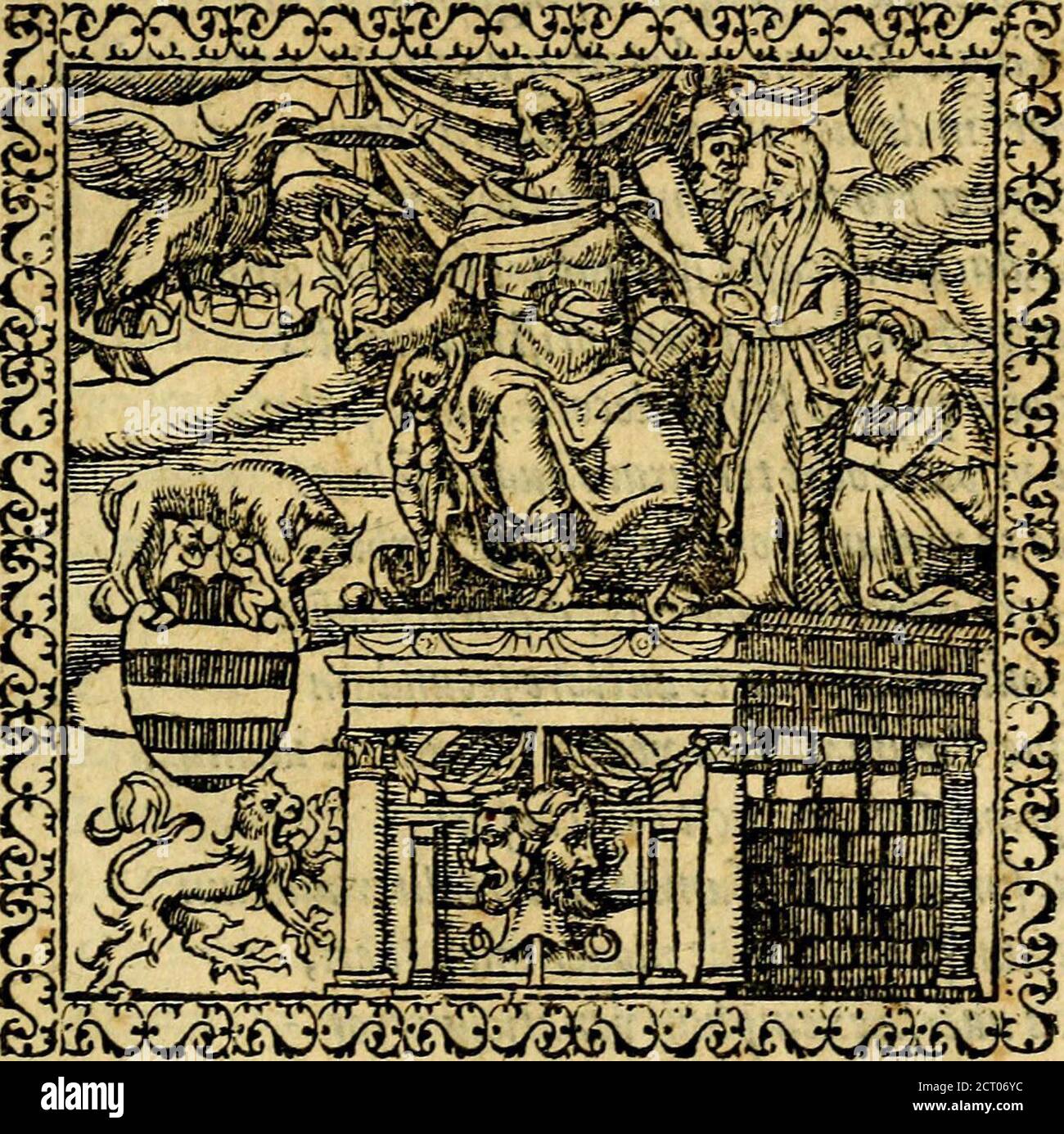 . Emblemata, et aliqvot nvmmi antiqvi operis . MAXIMILIANO II IMPERATORIAVGVSTO,GERMA- niar, Hungaria Bohemix, Dalmacia?,Croatxque Regi optimo,ArchiduciAuftriae,Duci Burgundias, Comiti Ty-rolis, &c. Dominofuoclemcntiflimo... A ufifc immenfis compleuit peclora, RegumM axtmefnon leuiter tribnit mortalibus ifiaM unera, qui cdum,ac terras Deus ordine torquet.Nam volutris etotumis compleuit peclora,c&migum lt;migult mie;migum;migum;migult Foto de stock