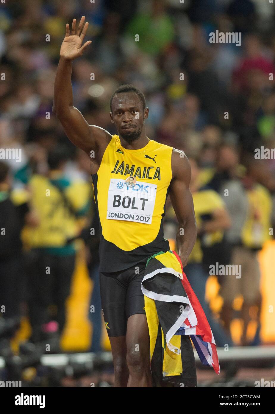 Usain Bolt Se Despide Después De Su última Carrera Terminando 3 En La Final De Los 100 Metros