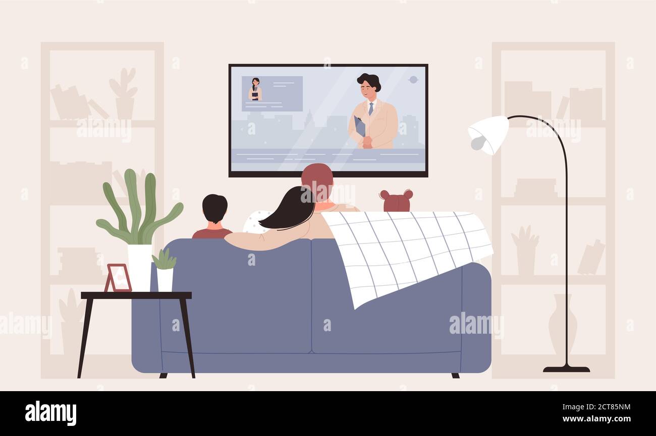 Viendo television caricatura Imágenes vectoriales de stock - Alamy Viendo television caricatura Imágenes vectoriales de stock - Alamy