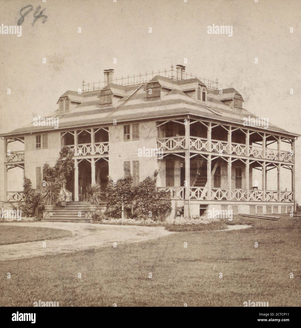 General Grant's Cottage, Long Branch, N.J., Pach, G. W. (Gustavus W.)  (1845-1904), Grant, Ulysses S. (Ulysses