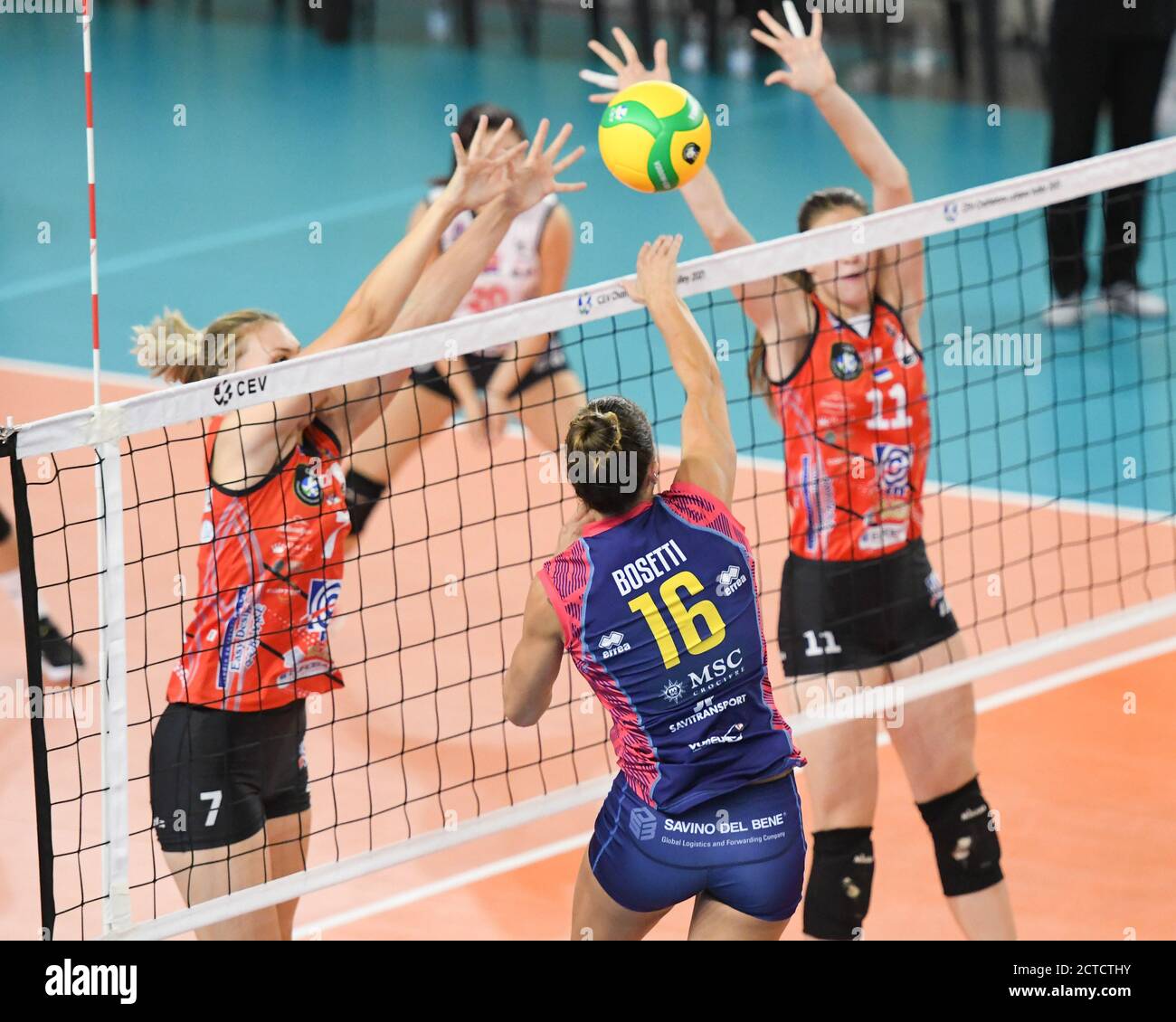 scandicci, Italia, 22 Sep 2020, Lucia Bosetti (Savino del Bene Scandicci) durante Savino del Bene Scandicci vs OK Tent Obranovac, Volleyball Champions League Women - crédito: LM/Filippo Tomasi/Alamy Live News Foto de stock