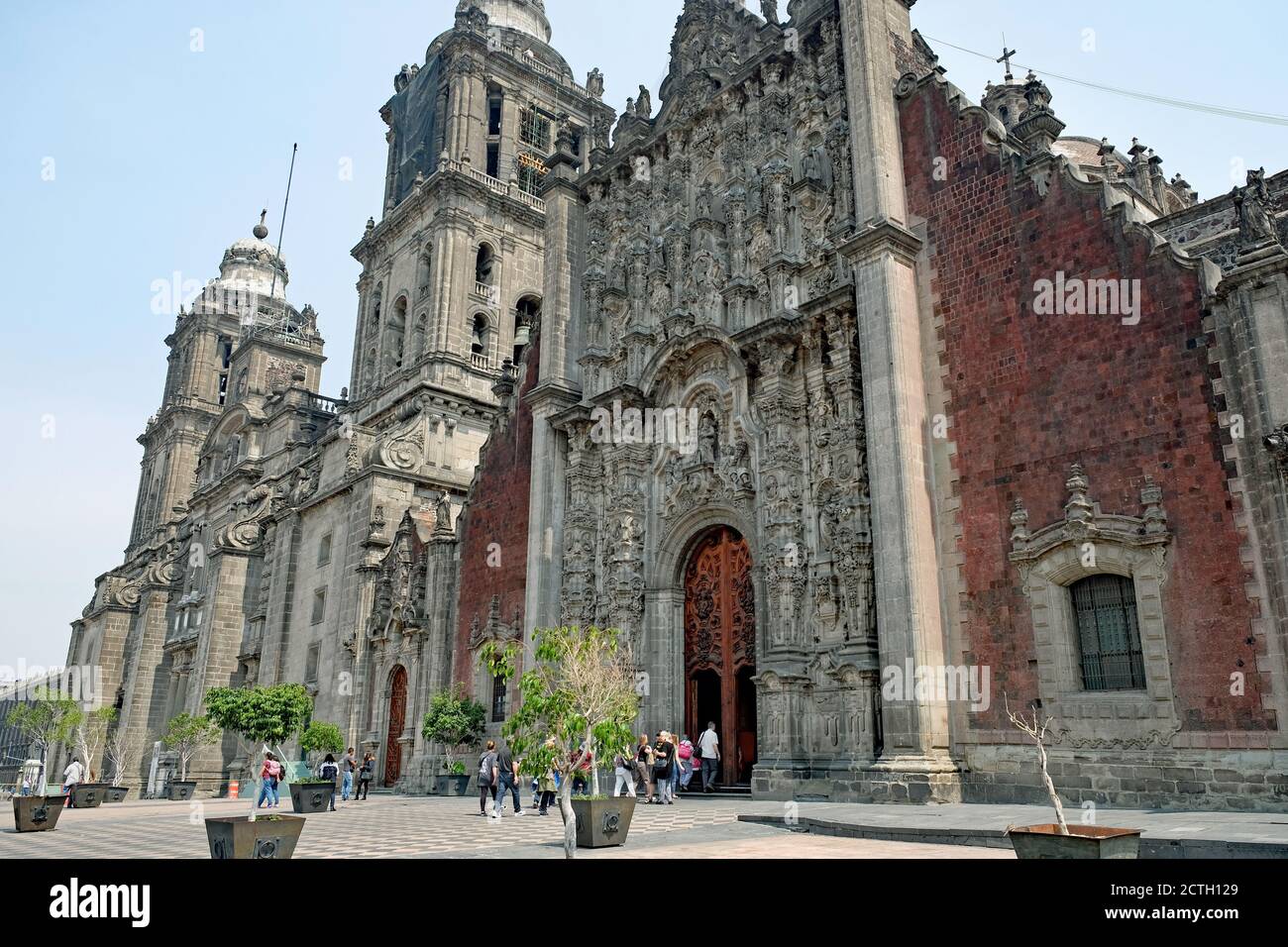 Ciudad de México - Catedral Metropolitana - Catedral Metropolitana de la Ciudad de México Foto de stock