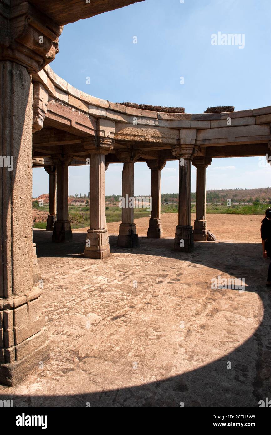 Parque Arqueológico Champaner-Pavagadh, Patrimonio de la Humanidad de la UNESCO, Gujarat, India. Foto de stock