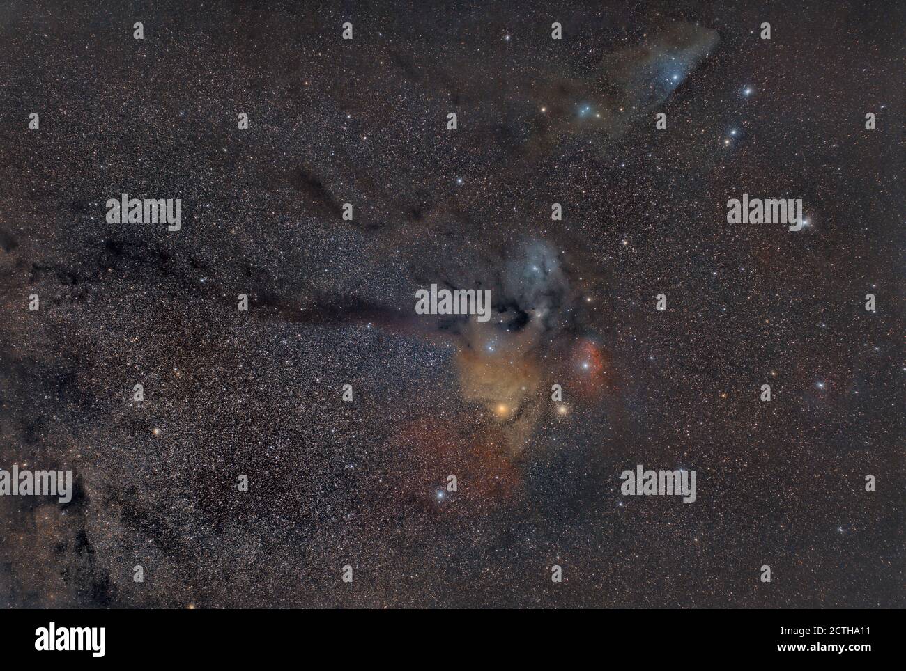 Constelación Escorpio Foto de stock