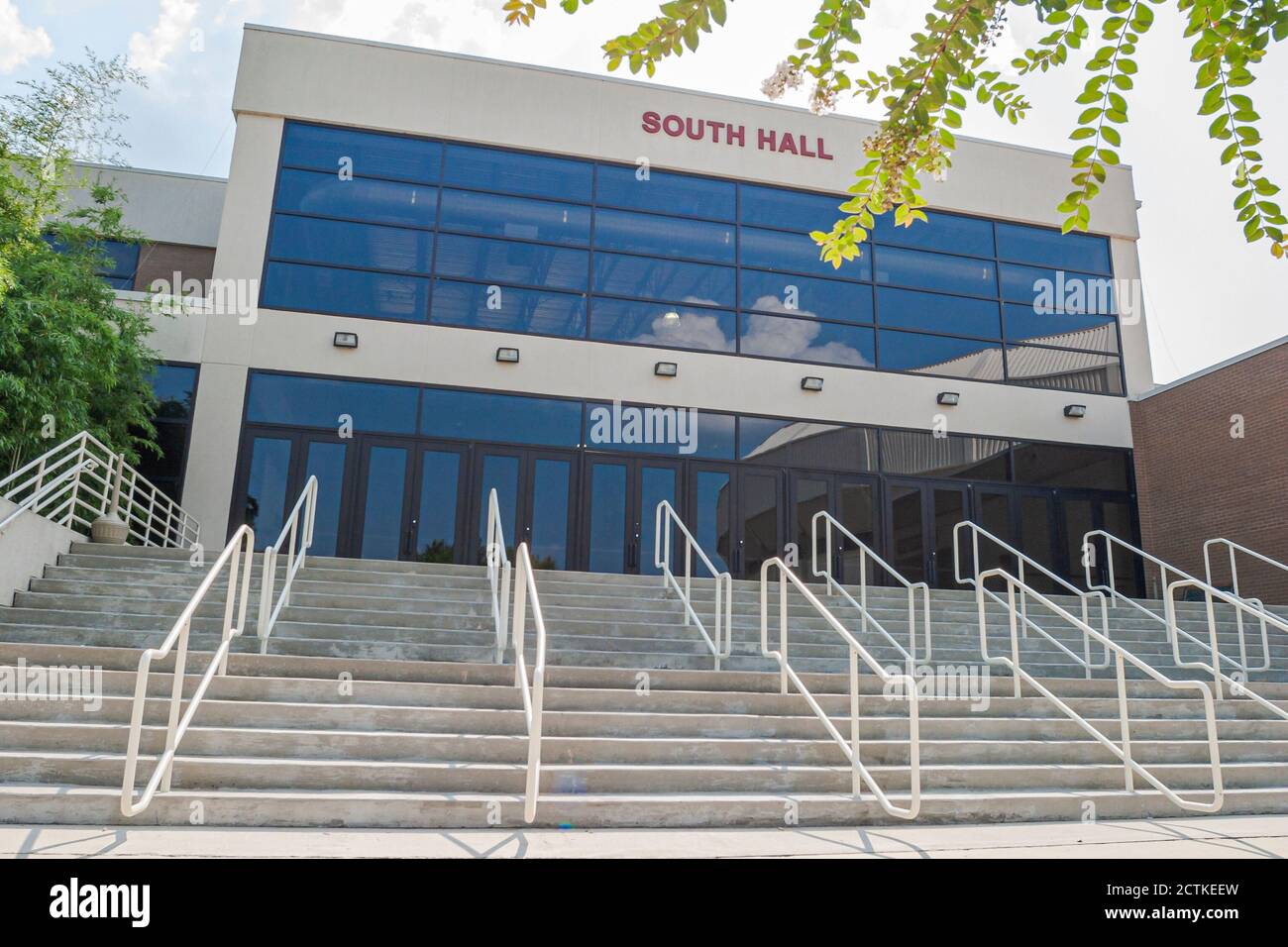 Huntsville Alabama, Von Braun Convention Center, entrada al centro, South Hall Foto de stock