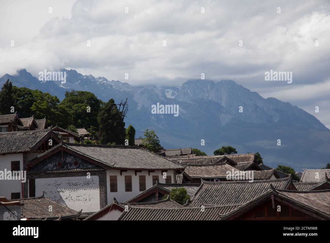 Patrimonio pueblo de Lijang en Yunnan China Foto de stock