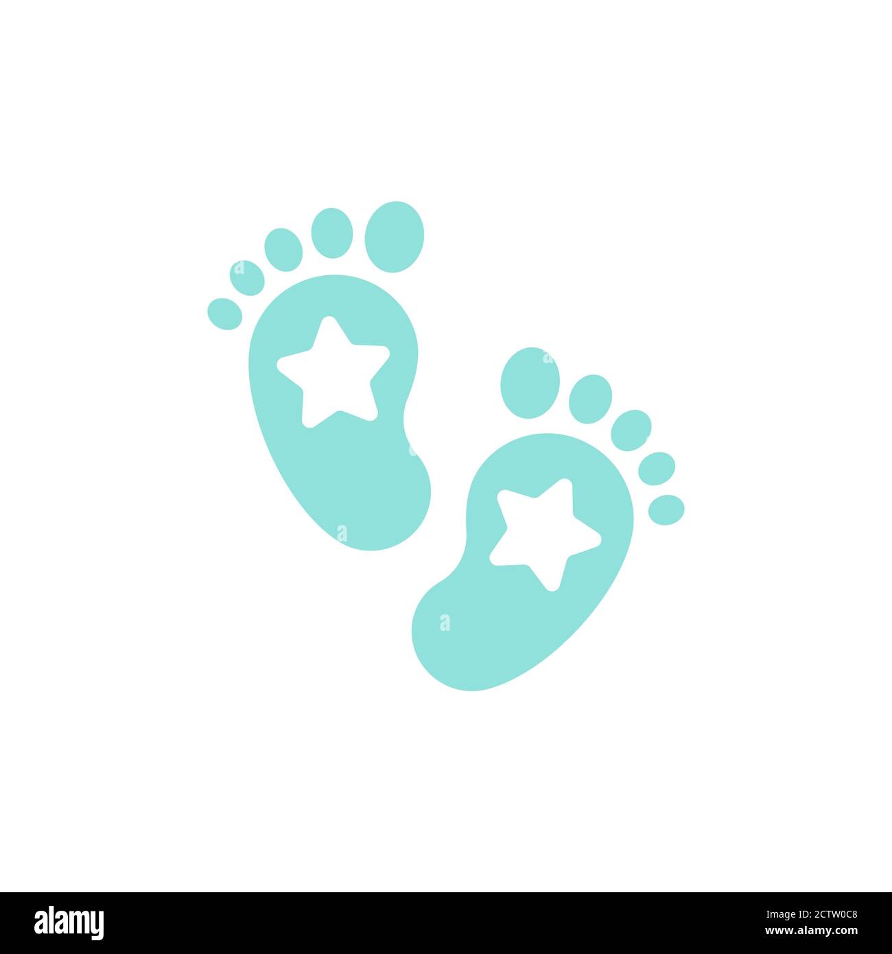 Par de huellas de bebé recién nacido: fotografía de stock © deepspacedave  #5550251