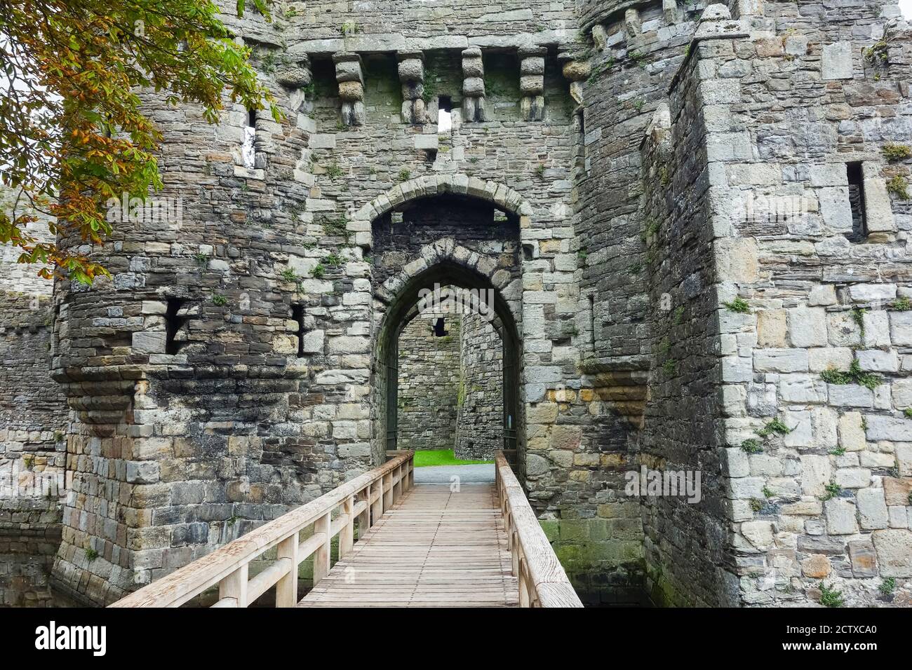 Beaumaris Castle, Anglesey North Wales Reino Unido. Administrado por Cadw. Foto de stock