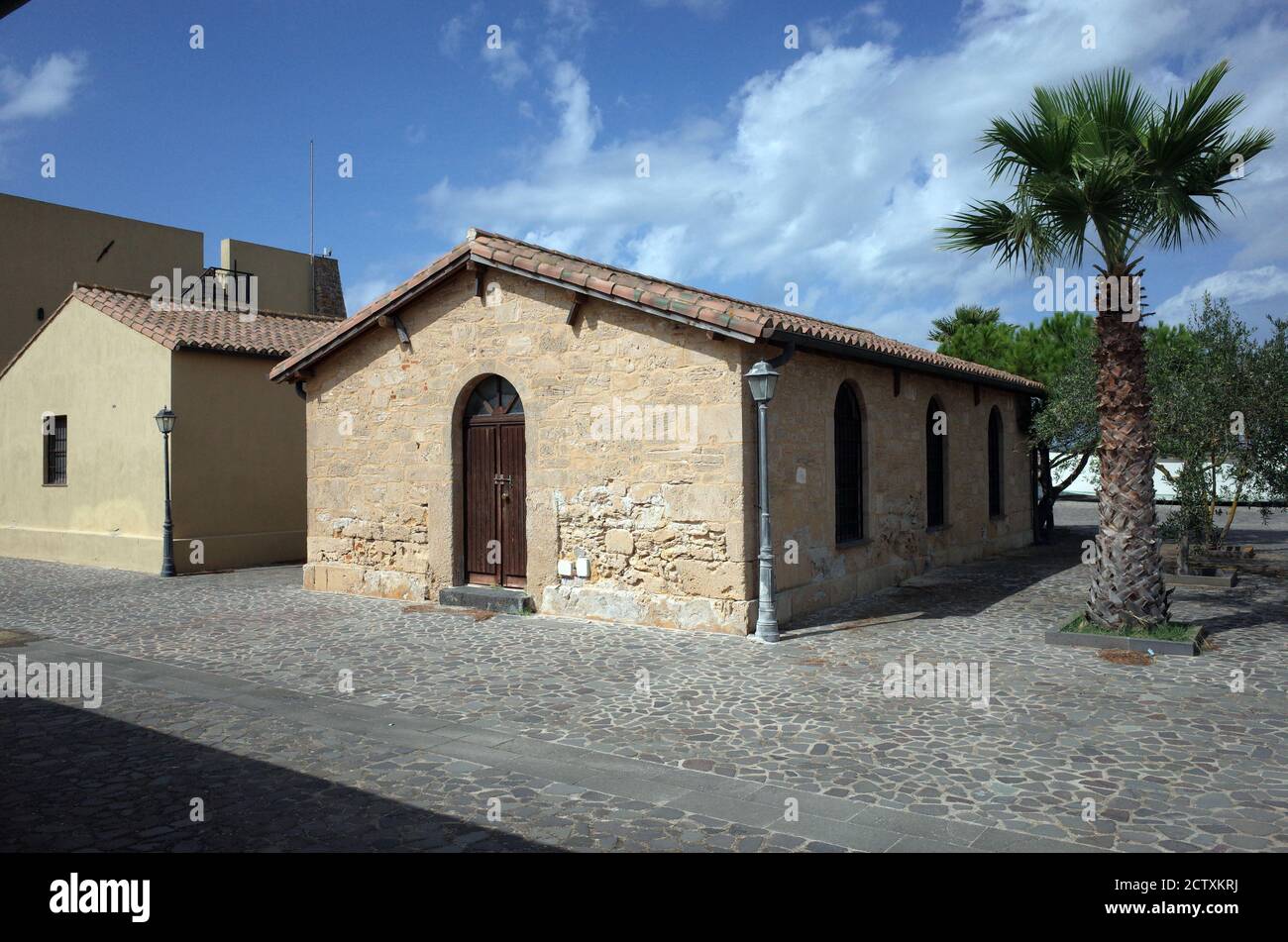 Cabras, Cerdeña, Italia. Peschiera Mare e Pontis Foto de stock