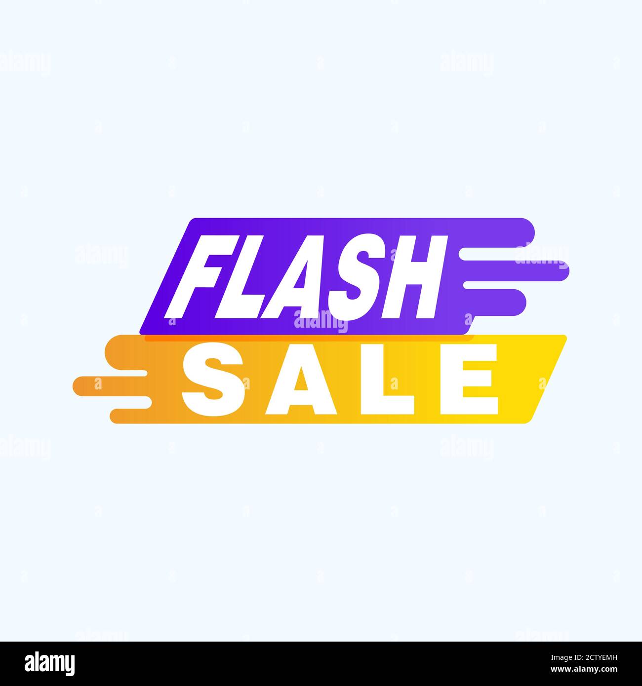 Diseño de plantilla de banner de venta flash.Ilustración vectorial. Ilustración del Vector
