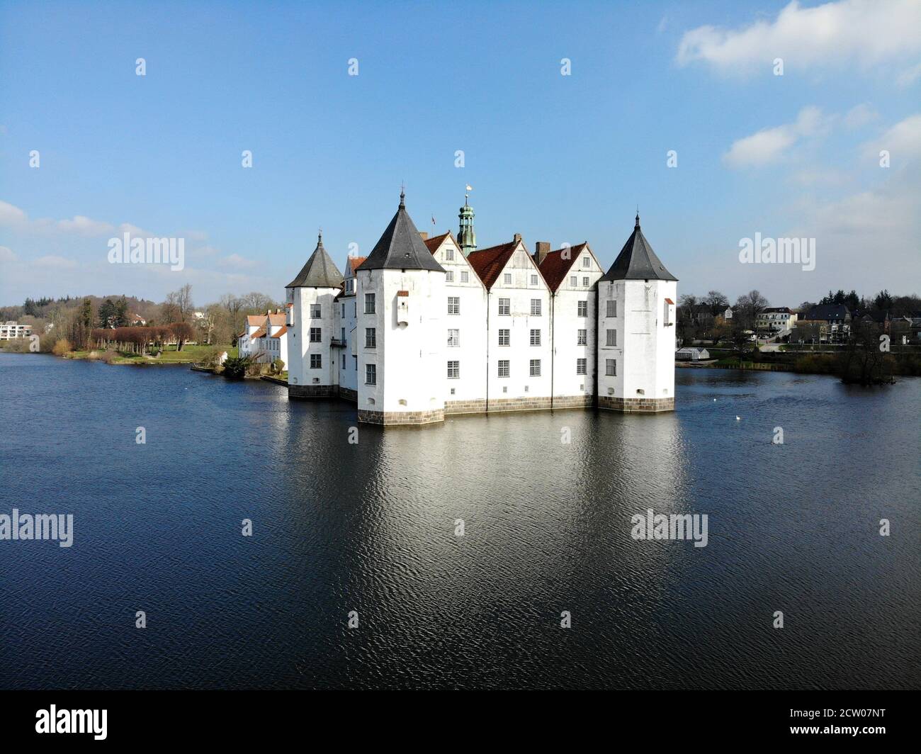 Schloss Glücksburg Foto de stock