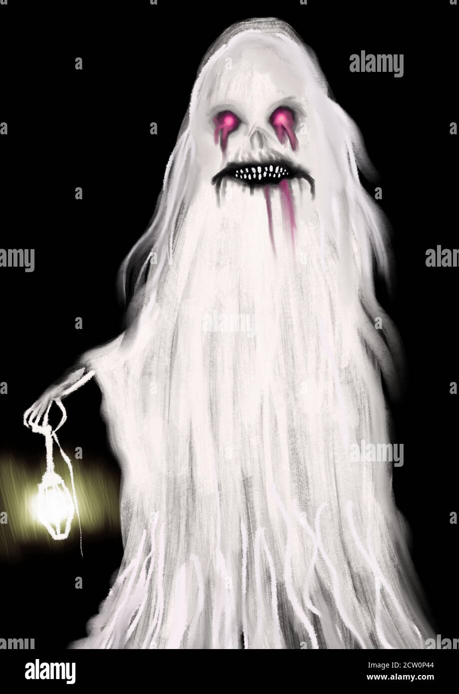 ilustración de fantasmas espeluznante perfecta para portadas de libros y  similares Fotografía de stock - Alamy