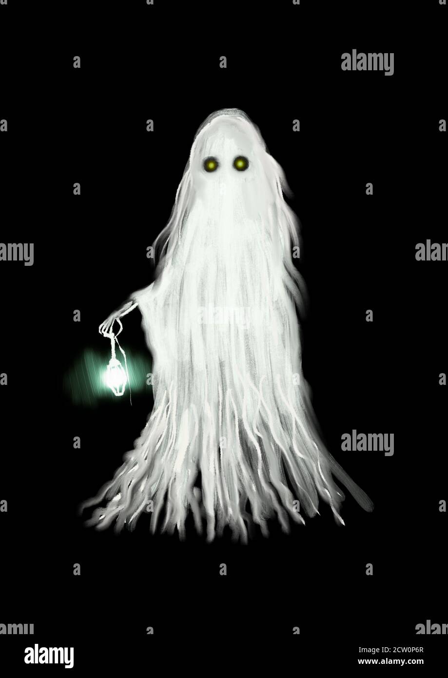 ilustración de fantasmas espeluznante perfecta para portadas de libros y  similares Fotografía de stock - Alamy