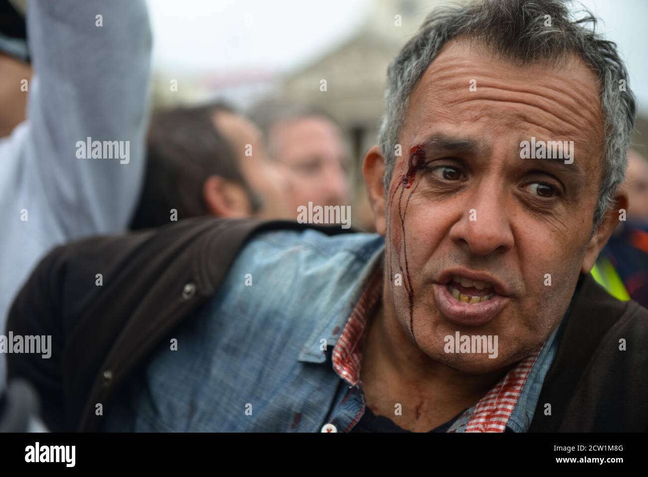 Freedom Rally, Trafalgar Square, Londres 26 Septiembre 2020, foto Antonio Pagano/Alamy Foto de stock