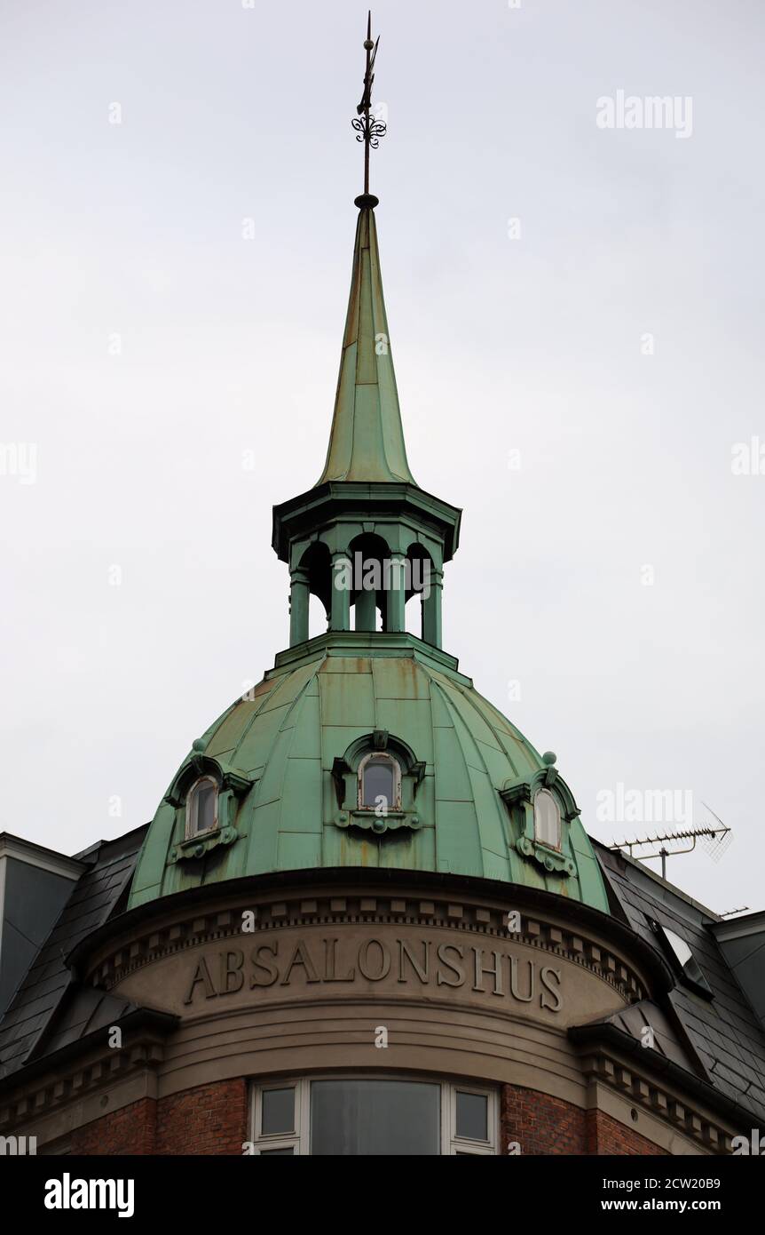 Absalonshus en Vesterbro en Copenhague Foto de stock