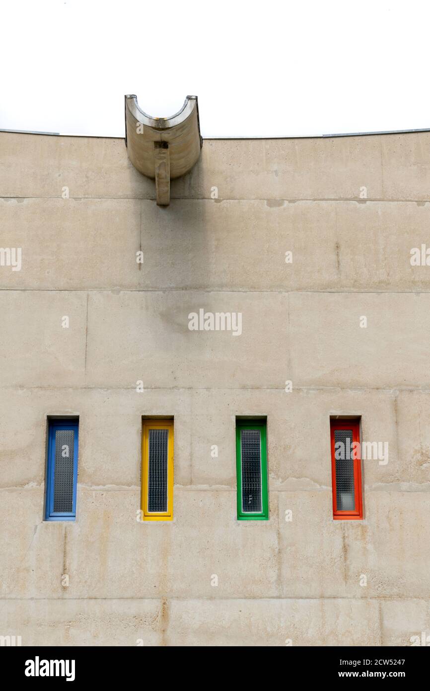 Sitio le Corbusier - Firminy Foto de stock