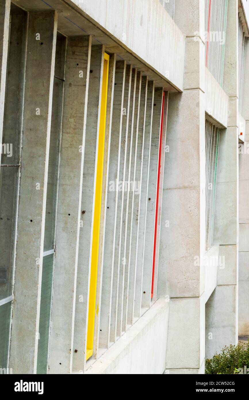 Sitio le Corbusier - Firminy Foto de stock