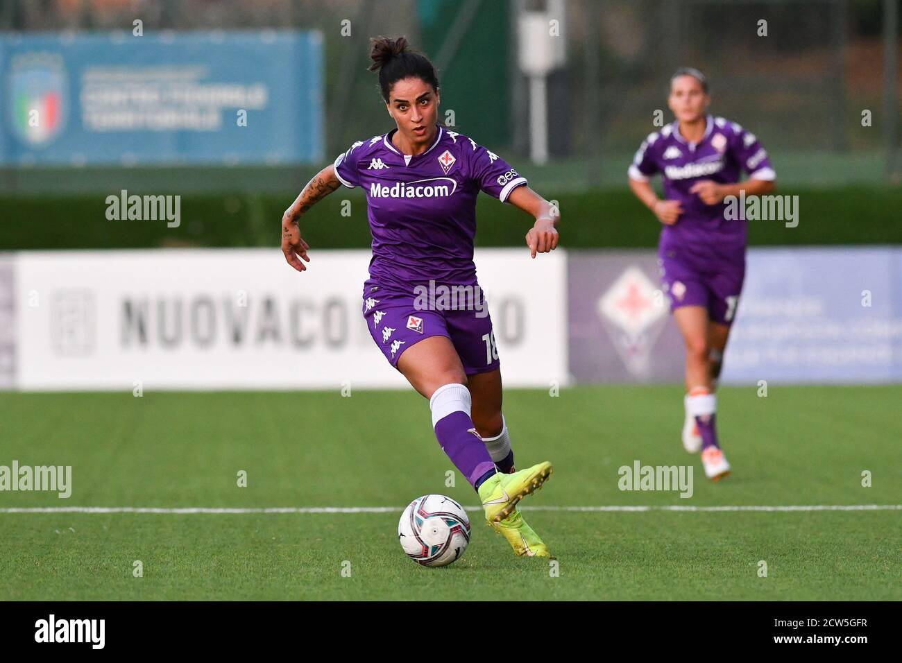 Katja Schroffenegger (ACF Fiorentina Femminile) during AC Milan vs ACF  Fiorentina femminile, Italian footba - Photo .LiveMedia/Francesco  Scaccianoce Stock Photo - Alamy