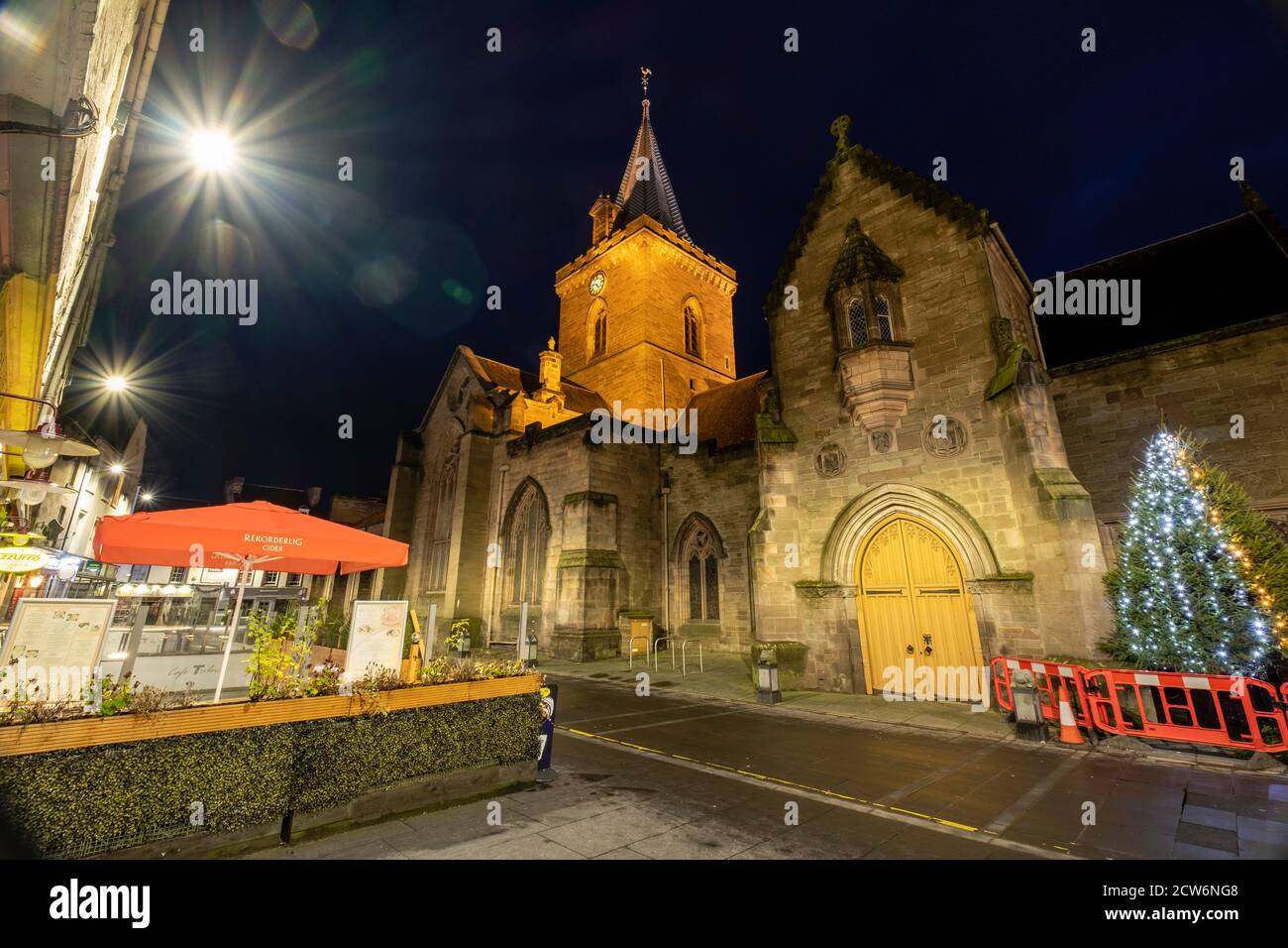 San Juan's Kirk (Iglesia de San Juan Bautista), siglo XII, Perth, condado de Perth y Kinross, Highlands, Escocia, Reino Unido Foto de stock