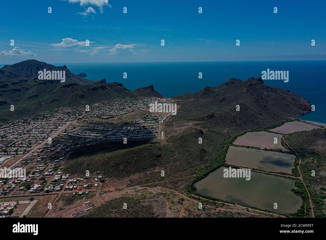 Vista aérea de Bahía de Guaymas, Sonora, México. (Foto Luis Gutiérrez