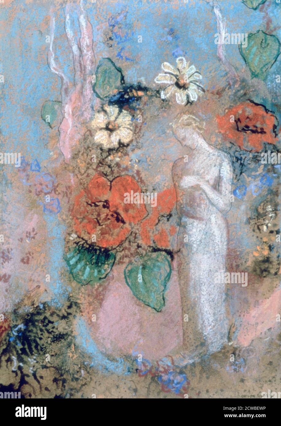 Pandora C1860 1916 Artista Odilon Redon Odilon Redon 1840 1916