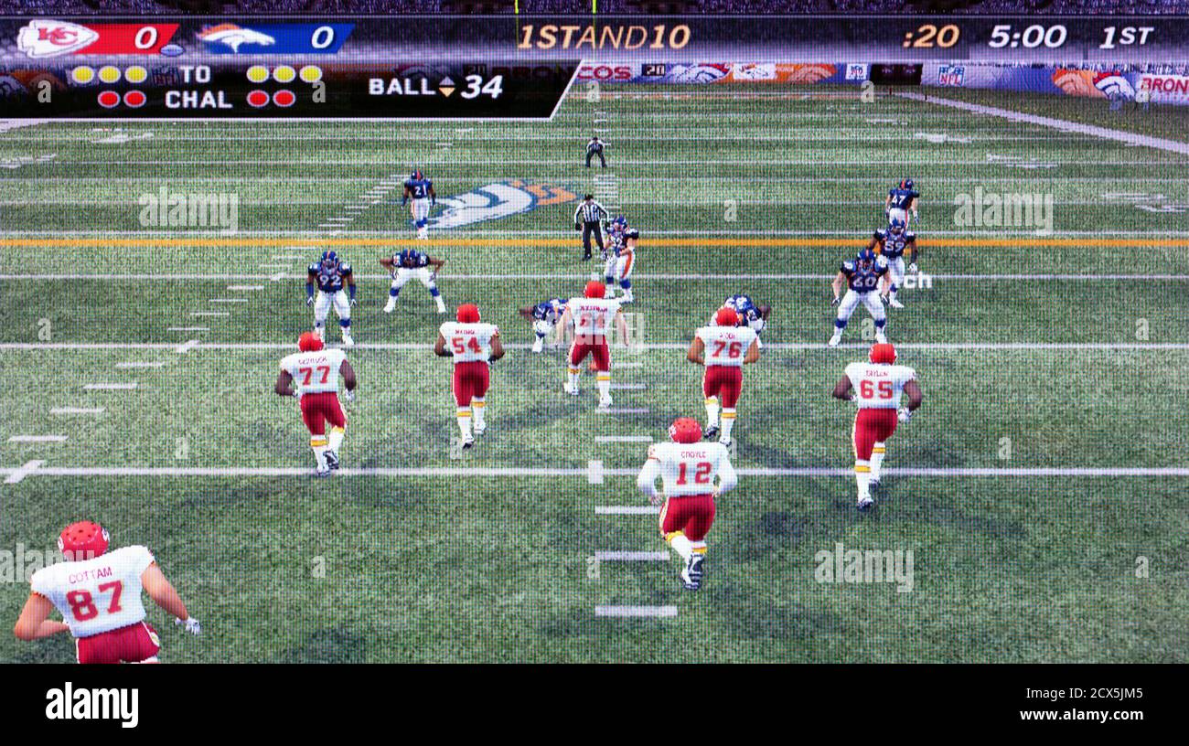 Madden NFL 09 - Sony PlayStation 2 PS2 - Editorial usar solo Foto de stock