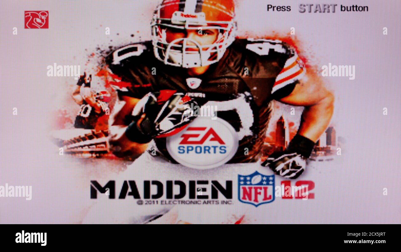 Madden NFL 12 - Sony PlayStation 2 PS2 - Editorial usar solo Foto de stock