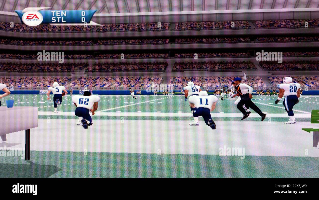 Madden NFL 2001 - Sony PlayStation 2 PS2 - Editorial usar solo Foto de stock