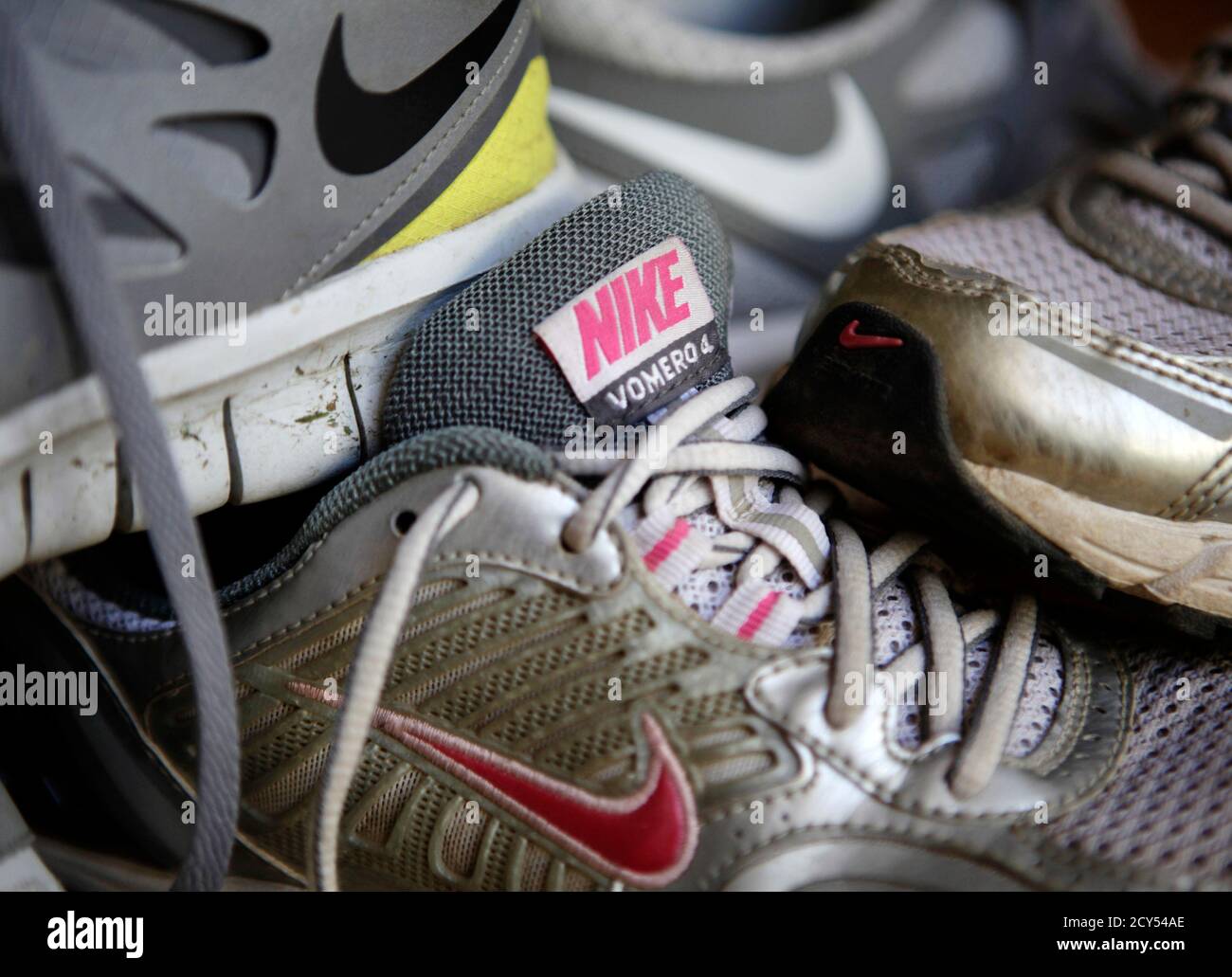 Nike running are seen in Angeles, California March 20, 2012. Nike, to