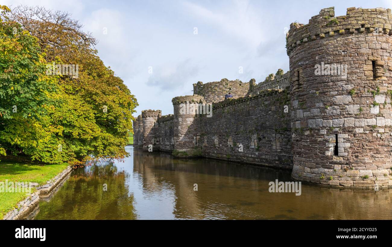 Castillo de Beaumaris, Anglesey, Gales, Reino Unido Foto de stock