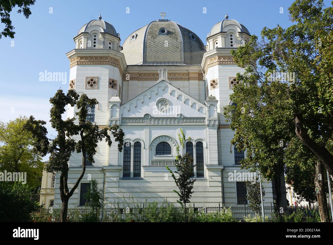 Antigua sinagoga, Győr, Raab, condado de Győr-Moson-Sopron, Hungría, Magyarország, Europa Foto de stock