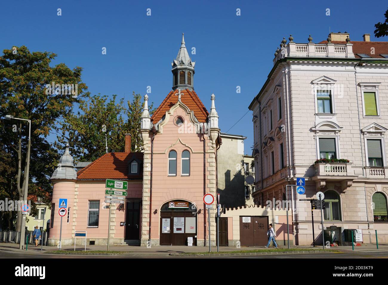 Győr, Raab, Provincia de Győr-Moson-Sopron, Hungría, Magyarország, Europa Foto de stock