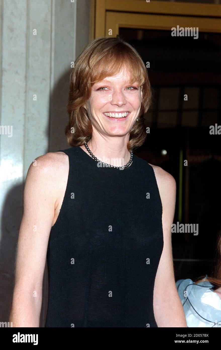 ARCHIVO: LOS ANGELES, CA. 28 de junio de 1994: La actriz Suzy Amis en el estreno 'blown Away' en los Ángeles. Archivo foto © Paul Smith/Featurreflash Foto de stock